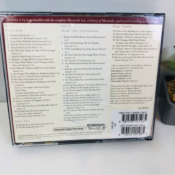 Royal Philharmonic Orchestra Handel Messiah Double CD - Picture 15 of 16